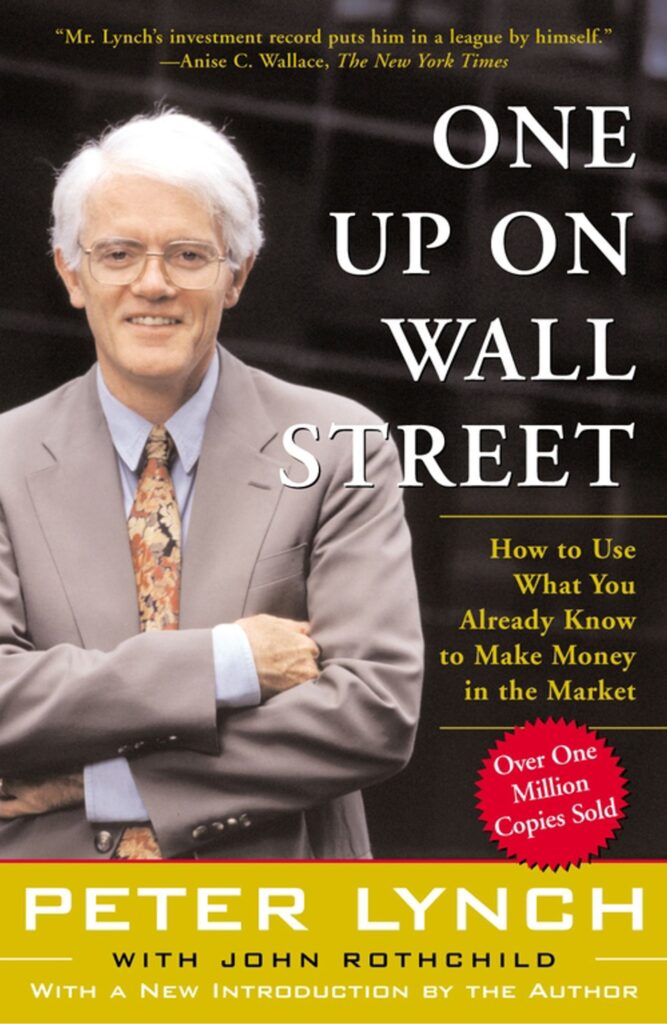 The cover of Peter Lynch's famous book One Up on Wall Street